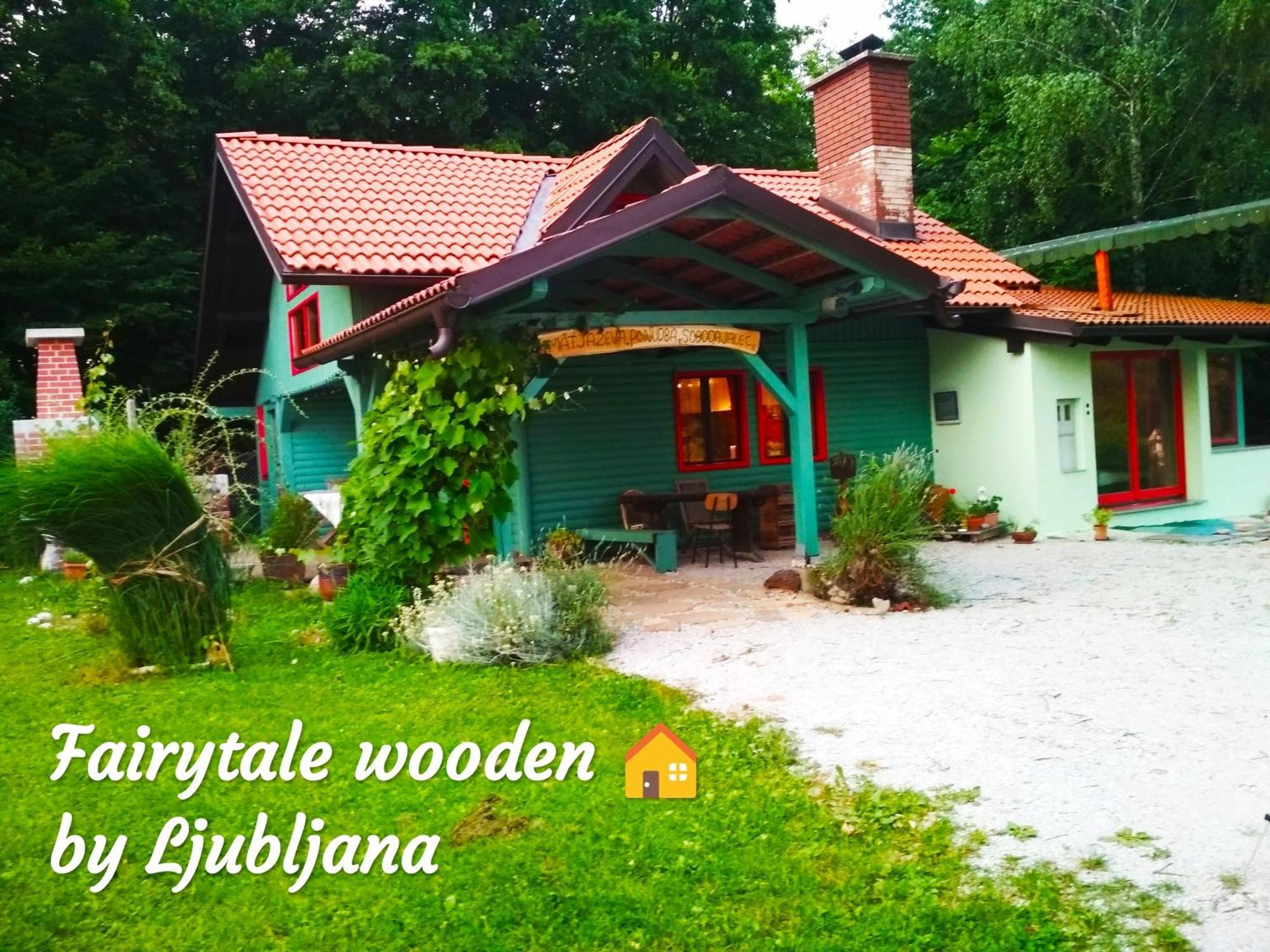 Fairytale Wooden House By Ljubljana Villa Grosuplje Exterior foto