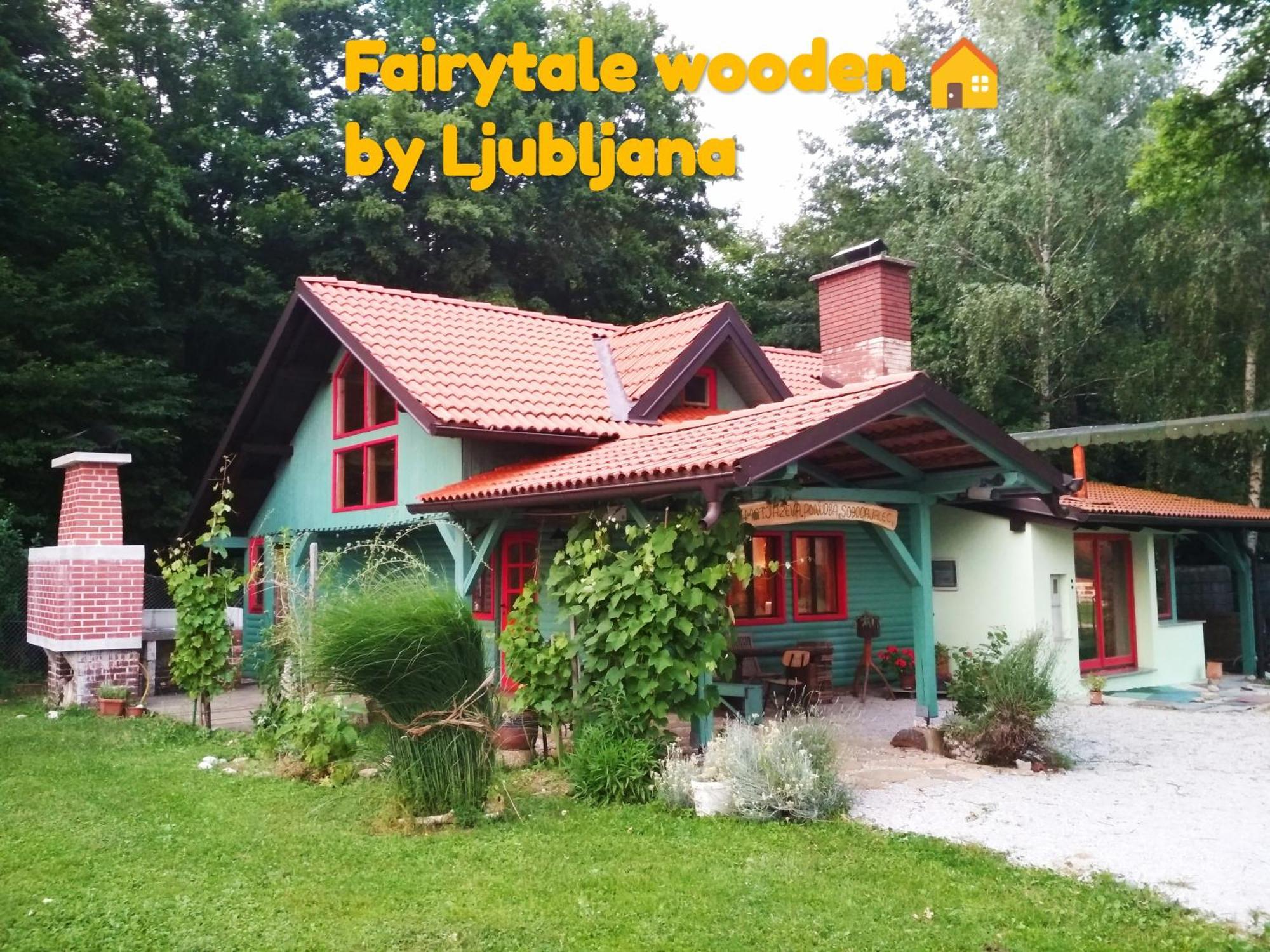 Fairytale Wooden House By Ljubljana Villa Grosuplje Exterior foto