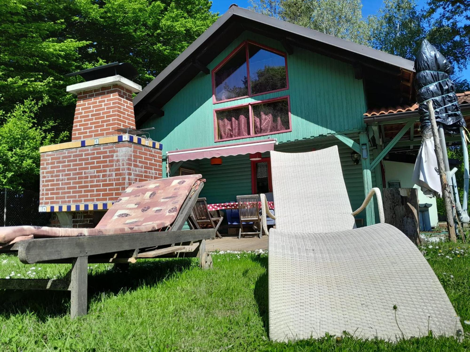 Fairytale Wooden House By Ljubljana Villa Grosuplje Exterior foto