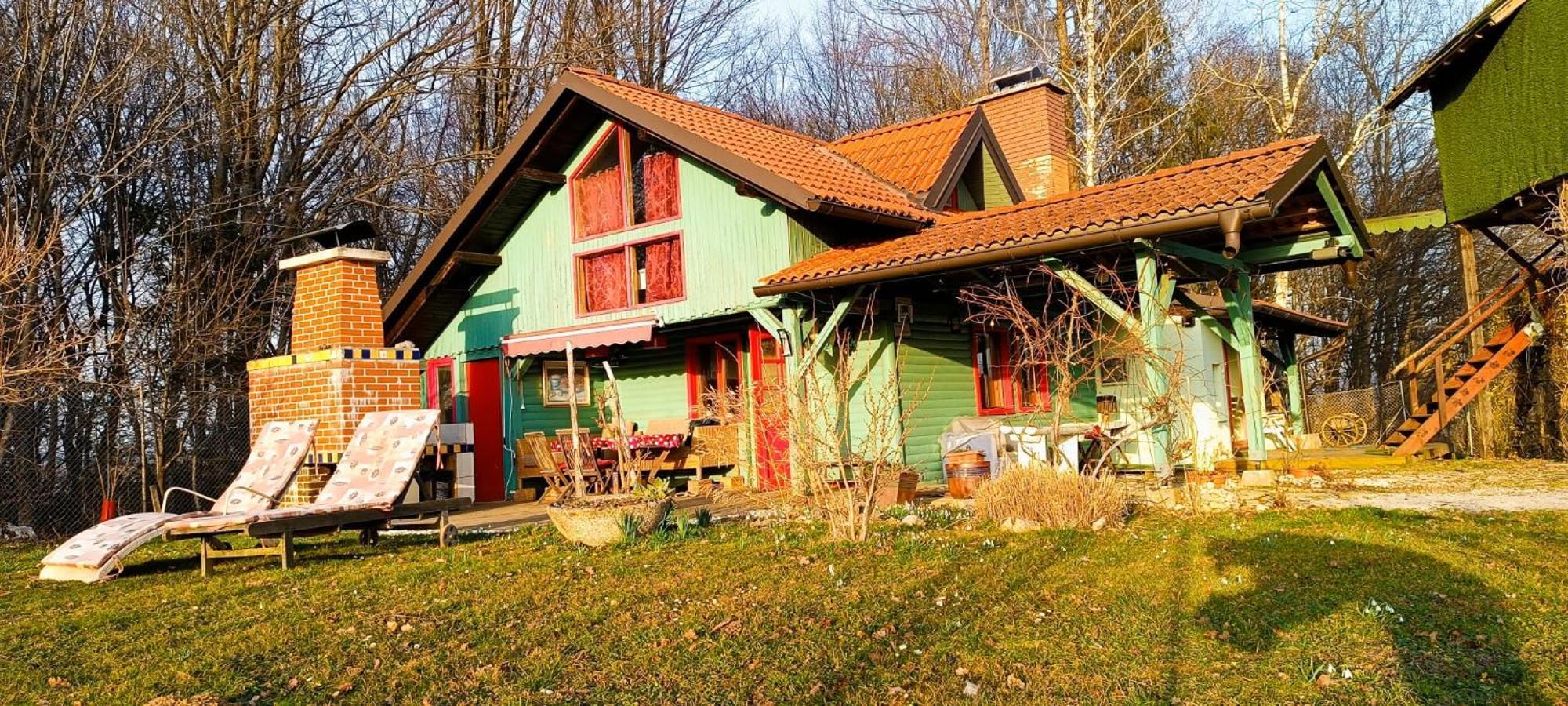 Fairytale Wooden House By Ljubljana Villa Grosuplje Exterior foto